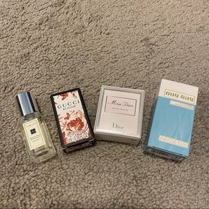 Jo Malone/Dior/Gucci/Miu Miu sample bundle